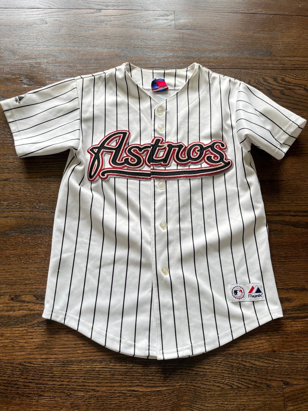 Majestic Vintage Houston Astros Youth pinstripe jersey